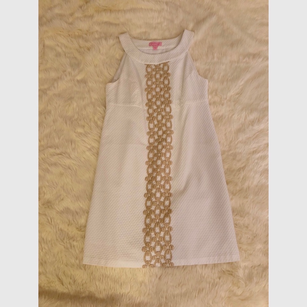 Lilly Pulitzer White Shift Dress